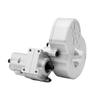Metal Complete Transmission Cutoff Gearbox with Dig Gear for 1:10 Axial SCX10 AX10 Wraith RC Crawler Car (Silver) view 4