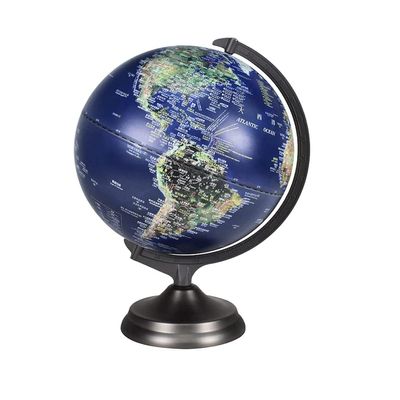 Globe Illuminated World Globe for Kids with Metal Stand Built in LED for Illuminated Night View Antique Globe for Home and Office Dcor Globe for Decor