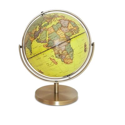 Globe 720 Rotation Large World Globe with Metal Stand Desktop Geography Earth Globe Decor Easy to Read for Home Office School Globe for Decor