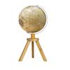 Globe Illuminated World Globe for Kids Geography Educational Easy to Read Light Up Globe with Wooden Tripod Stand for Home and Office Globe for Decor view 1