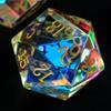 Colorful Glass DND Dice Set,7 Pcs Colorful Glass Handmade Polyhedral D&D Dice with Gift Metal Box for Dungeons and Dragons MTG Role Playing Games view 1