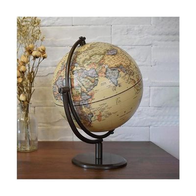 OLOTU Globe Illuminated LED World Globe for Kids Adults Easy to Read Educational Light Up Globe Lamp with Iron Stand World Globes for Learning Globe for Decor