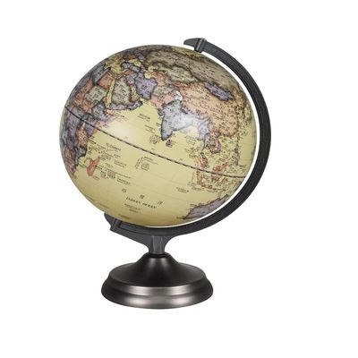 Globe Illuminated World Globe for Kids with Metal Stand Built in LED for Illuminated Night View Antique Globe for Home and Office Dcor Globe for Decor