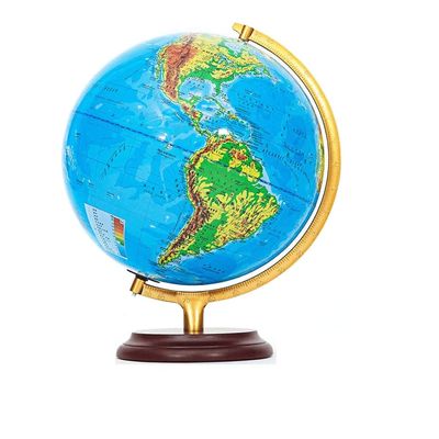 OLOTU Globe 12.5" Illuminated Led World Globe with Stand Easy to Read Small Earth Desk Globe for Kids and Adults Night Light Globes Globe for Decor