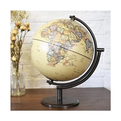 OLOTU Globe Illuminated LED World Globe for Kids Adults Easy to Read Educational Light Up Globe Lamp with Iron Stand World Globes for Learning Globe for Decor