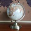 OLOTU Globe Handmade World Globe with Sturdy Metal Base Educational Geographic World Globe Easy Read for Kids and Adults Learning Globes Globe for Decor view 3