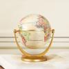 Globe 720 Rotation World Globe with PVC Stand Unique Small Desktop Antique Educational World Globe for School Home and Office Globe for Decor view 2
