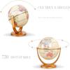 Globe 720 Rotation World Globe with PVC Stand Unique Small Desktop Antique Educational World Globe for School Home and Office Globe for Decor view 4