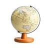 Globe Illuminated World Globe for Kids with Wooden Stand,Built in LED for Illuminated Night View Antique Globe for Home and Office Globe for Decor view 1
