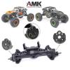 2pcs UTB18 Brass Outer Portal Axle Housing Covers Counter Weight for Axial RC Crawler 1/18 UTB18 Capra Unlimited Trail Buggy RTR Upgrade Part (Black) view 2