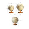 Globe Illuminated World Globe for Kids with Wooden Stand,Built in LED for Illuminated Night View Antique Globe for Home and Office Globe for Decor view 2
