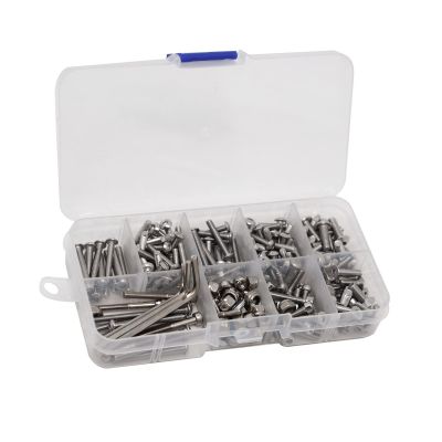 287Pcs Screws Kit RC Screw Stainless Steel Screws Kit for Traxxas Slash 2WD RTR Pro RC Car