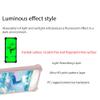 jioeuinly Blu Studio Mini 2023 Case Compatible with Blu Studio Mini 2023 Phone Case Cover [with Tempered Glass Screen Protector][Hard PC + Soft Silicone][Ring Support] [Luminous Effect] YGF-GL view 3