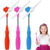 Toyvian 3 Pcs Kids Glow Wands Light Up Windmill Toy Led Hand Fan Pinwheels for Kids, Fan Toy with Music, Light Up Swivel Light Wand Party Favor, 24.5cm/9.65inch Led s for view 1