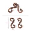 15Pcs/Set Brain Teaser Metal Puzzle Sets, 3D Unlock Interlocking Puzzle, Metal Knot Puzzle Mind Games, Puzzle Switch Games, Adults Educational Toy Gift, Stop Addicted to Mobilephone#2 view 2