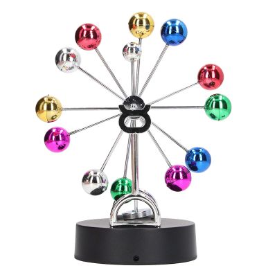 ZJchao Perpetual Motion Machine, Electronic Ferris Wheel Balance Toy Tabletop Decorative Ornaments Office Desk Home Decoration Gift Toy