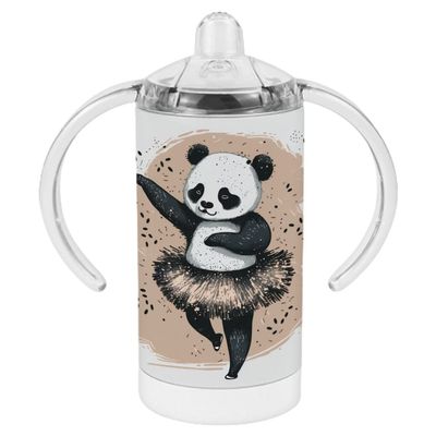 Ballerina Sippy Cup - Panda Baby Sippy Cup - Cute Animal Sippy Cup