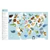Janod Minikids World Puzzle-40 FSC Wood Magnets-1 Poster Included-Educational Game-Baby Animal Magnets-24 Months +, J05468, Multicolor view 3
