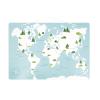 Janod Minikids World Puzzle-40 FSC Wood Magnets-1 Poster Included-Educational Game-Baby Animal Magnets-24 Months +, J05468, Multicolor view 4