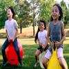 Gymnic Hop 45 Ride on Bounce Toy 18'' (Swirl Blue) view 2