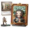 MEIEST Mini Building Blocks Cute 3D Painting Model Set,Simulation Particle Stereograph Collection Construction Building Bricks Toy,Home Decor,14+(Mona Lisa) view 1