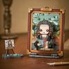 MEIEST Mini Building Blocks Cute 3D Painting Model Set,Simulation Particle Stereograph Collection Construction Building Bricks Toy,Home Decor,14+(Mona Lisa) view 2