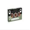Fingears Magnetic Rings (Set of 3) - Fidget Toy, Great Gift for Teens, Adults, ADHD, Stress Relief Fidget - (Silver/Red) view 2
