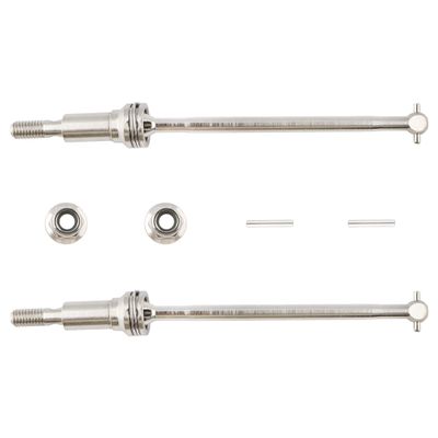 GDOOL RC Car SN-WJ03A 30-WJ02 Metal Front CVD Drive Shaft Set Accessory Spare Parts for 1:16 Scale Sonic Truck 9130 9135 9138 HM163 HM164 RC Car (6 Pieces)