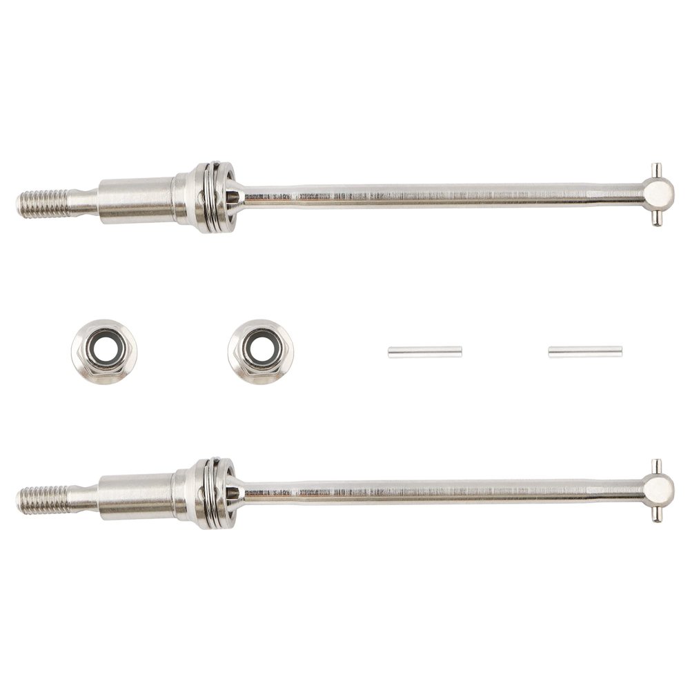 GDOOL RC Car SN-WJ03A 30-WJ02 Metal Front CVD Drive Shaft Set Accessory Spare Parts for 1:16 Scale Sonic Truck 9130 9135 9138 HM163 HM164 RC Car (6 Pieces)