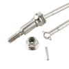 GDOOL RC Car SN-WJ03A 30-WJ02 Metal Front CVD Drive Shaft Set Accessory Spare Parts for 1:16 Scale Sonic Truck 9130 9135 9138 HM163 HM164 RC Car (6 Pieces) view 2