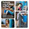 Step2 Scout & Slide Climber, Kids Outdoor Playset, Backyard Playground Set, Slide, Climbing Wall, Tunnel, Outside Vintage Style Jungle Gym, for Toddlers 2-6 Years Old view 2
