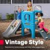 Step2 Scout & Slide Climber, Kids Outdoor Playset, Backyard Playground Set, Slide, Climbing Wall, Tunnel, Outside Vintage Style Jungle Gym, for Toddlers 2-6 Years Old view 4