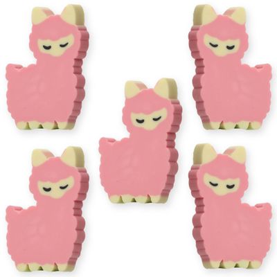 Erasers for Kids - Pencil Eraser Animals - Lama Erasers - 30 Pcs Mini Erasers Kids - Cute Erasers for Classroom Prizes - Mini School Supplies - Bulk Toys - Vending Machine Toy
