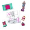 Barbie Boutique Stamp Set - Creative Stamps for Kids to Explore Imagination and Design, Kid-Friendly Stamp Kit for Arts and Crafts Fun, Featuring Fashionable Barbie Designs and More. view 3