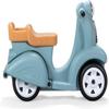Step2 Ride Along Scooter Kids Push Car, Foot Powered Ride On Toy, Practice Balance with 4 Wheels, Made of Durable Plastic, Max Weight 40 lbs., For Toddlers 1.5-4 Years Old, Aqua view 2