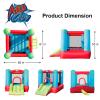 ACTION AIR Toddler Inflatable Bounce House w/Blower, Durable Sewn & Extra Thick for Indoor/Outdoor Fun with Slide view 2