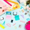 Mini School Supplies, 30Pcs Doll School Supplies Includes Mini Doll Backpack Laptops Glasses Blackboard Book Palette Paper Ruler Scissors Calculator for Dolls Accessories Set view 4