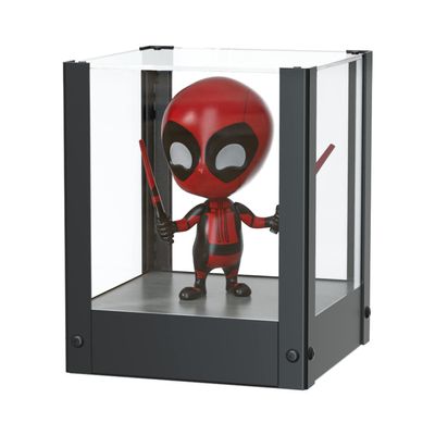 VIEWAY Display Case, Clear Acrylic Display Storage Box for Collectibles 5 Inch Action Figure Toys, Golf Ball Showcase Display Glass Case -MK889A