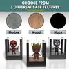 VIEWAY Display Case, Clear Acrylic Display Storage Box for Collectibles 5 Inch Action Figure Toys, Golf Ball Showcase Display Glass Case -MK889A view 3