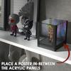 VIEWAY Display Case, Clear Acrylic Display Storage Box for Collectibles 5 Inch Action Figure Toys, Golf Ball Showcase Display Glass Case -MK889A view 4