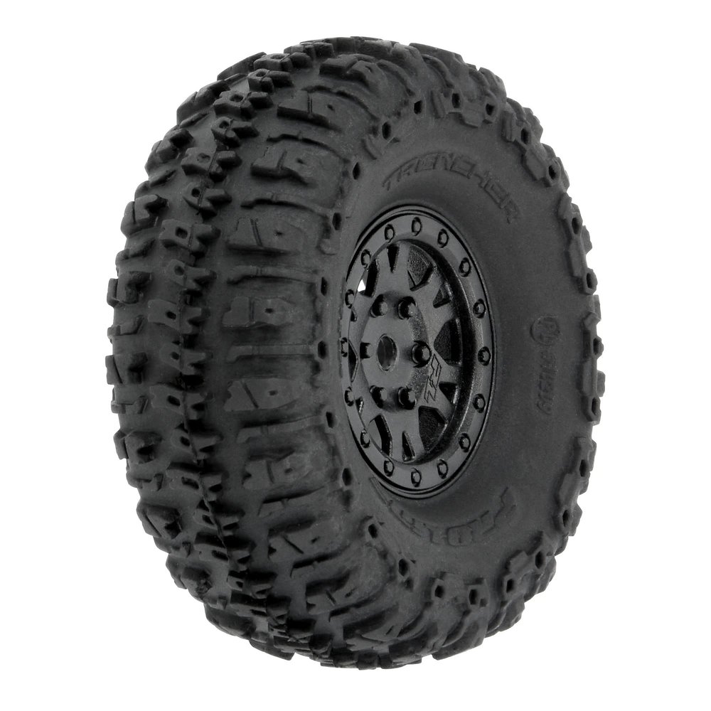 Pro-Line Racing 1/24 Trencher F/R 1.0 TRS MTD 7mm Blk Impulse 4 PRO1020910 RC Tire