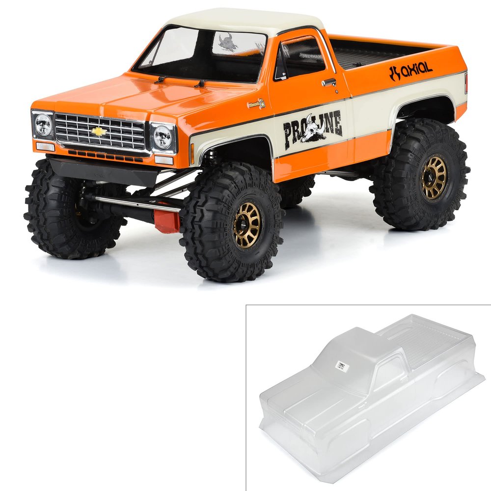 Pro-Line Racing 1/6 1978 Chevy K-10 Clr Body SCX6 PRO359800 Car/Truck Bodies Wings & Decals