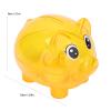 Buachois Piggy Bank,Transparent Plastic Money Saving Box,Anti Falling Cartoon Money Coins Saving Box,Safe Practical Pig Coin Cash Piggy Bank Boy Girl Gift(Small) view 2