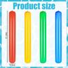 4 Pcs Pool Inflatable Sticks 41.3 Inch Inflatable Pool Noodles Colorful PVC Outdoor Water Games Toy Pool Float Stick Noodles for Swimming Pools Adults Beach Lake Party view 2