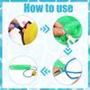 4 Pcs Pool Inflatable Sticks 41.3 Inch Inflatable Pool Noodles Colorful PVC Outdoor Water Games Toy Pool Float Stick Noodles for Swimming Pools Adults Beach Lake Party view 3