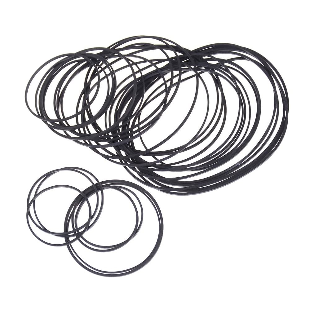 ZIZWAY Lxuan-Timing Pulley 1Pack 30mm to 120mm Dia Engine Drive Belts Black Rubber Small Fine Pulley Pully Belt for DIY Toy Module Car, High Precision