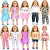 American 18 inch Doll Clothes Accessories-10 Set Doll Outfits for Girl Doll Clothes, Valentine's Toys Gifts for Kids Dressing up view 1