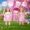 American 18 inch Doll Clothes Accessories-10 Set Doll Outfits for Girl Doll Clothes, Valentine's Toys Gifts for Kids Dressing up view 2