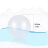 TRENDBOX 100 Ocean Balls for Babies Kids Children Soft Plastic Birthday Parties Events Playground Games Pool (Transparent) view 3