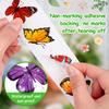 1600 PCS Butterfly Roll Stickers, 16 Styles Butterfly Stickers for Kids, Waterproof and Sun-Proof 3D Roll Sticker for Parties, Walls, Scrapbooks, Envelopes, Birthday and Greeting Cards view 3